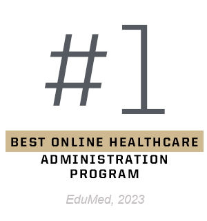 #1Best Online Healthcare Administration Program EduMed, 2023